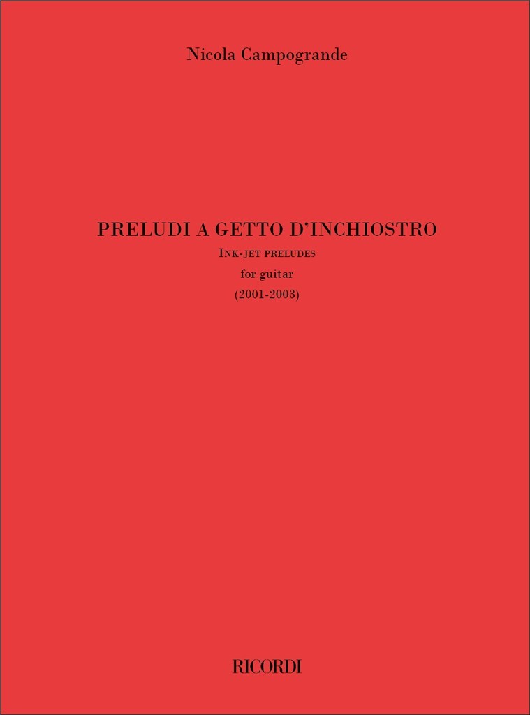 Preludi a getto d'inchiostro